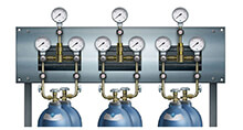 Cylinder/valve manifolds