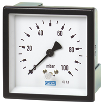 Capsule pressure gauge, copper alloy or stainless steel