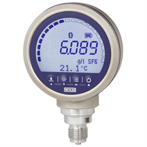 Precision digital gas density indicator