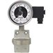 Differential pressure gauge with switch contacts
