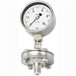 Pressure gauge per EN 837-1 with mounted diaphragm seal