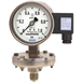 Diaphragm pressure gauge with output signal
